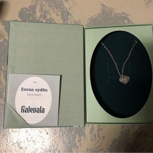 Finnish Kalevala necklace heart